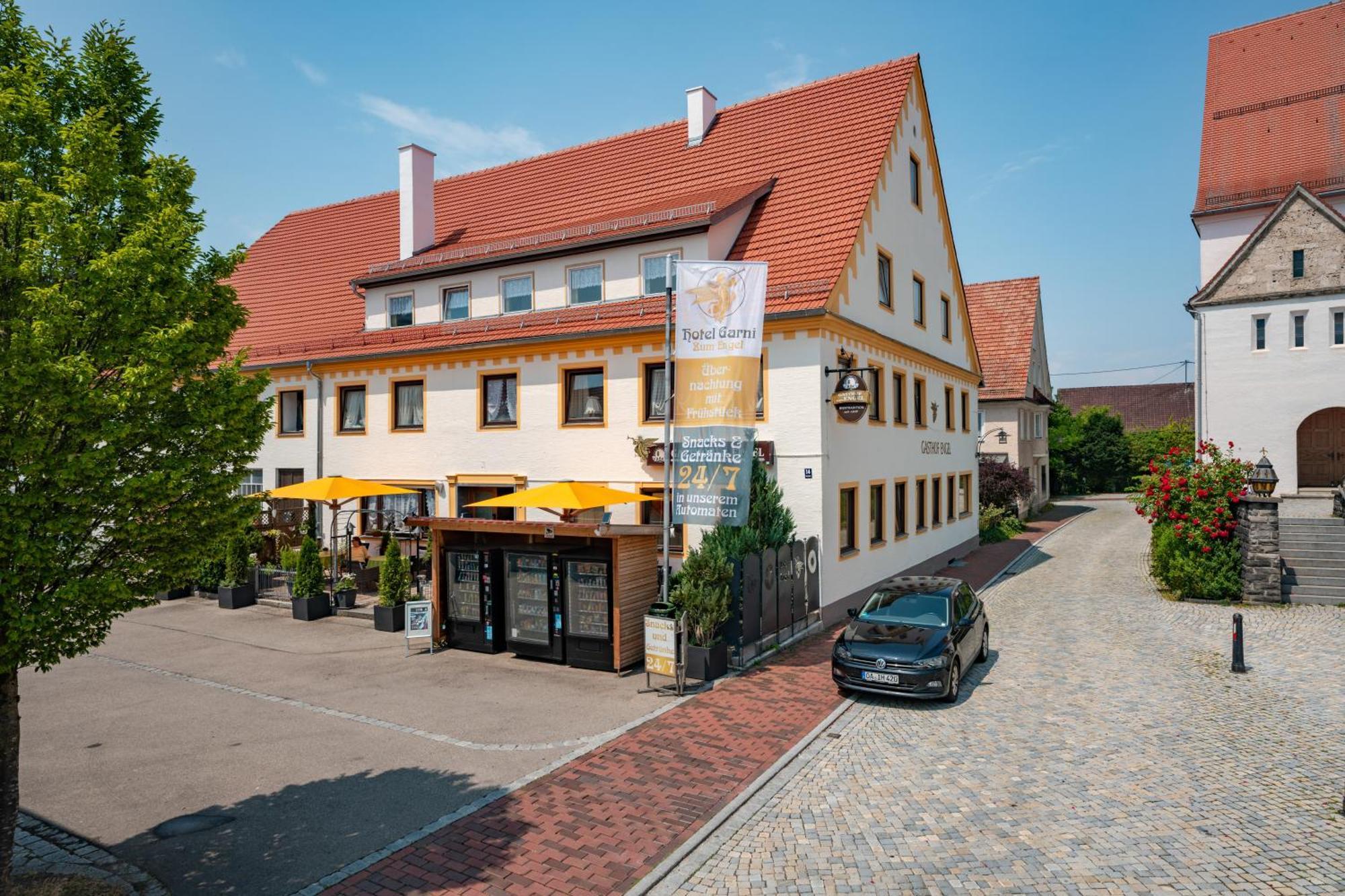 Hotel Garni "Zum Engel" Oberguenzburg Zewnętrze zdjęcie