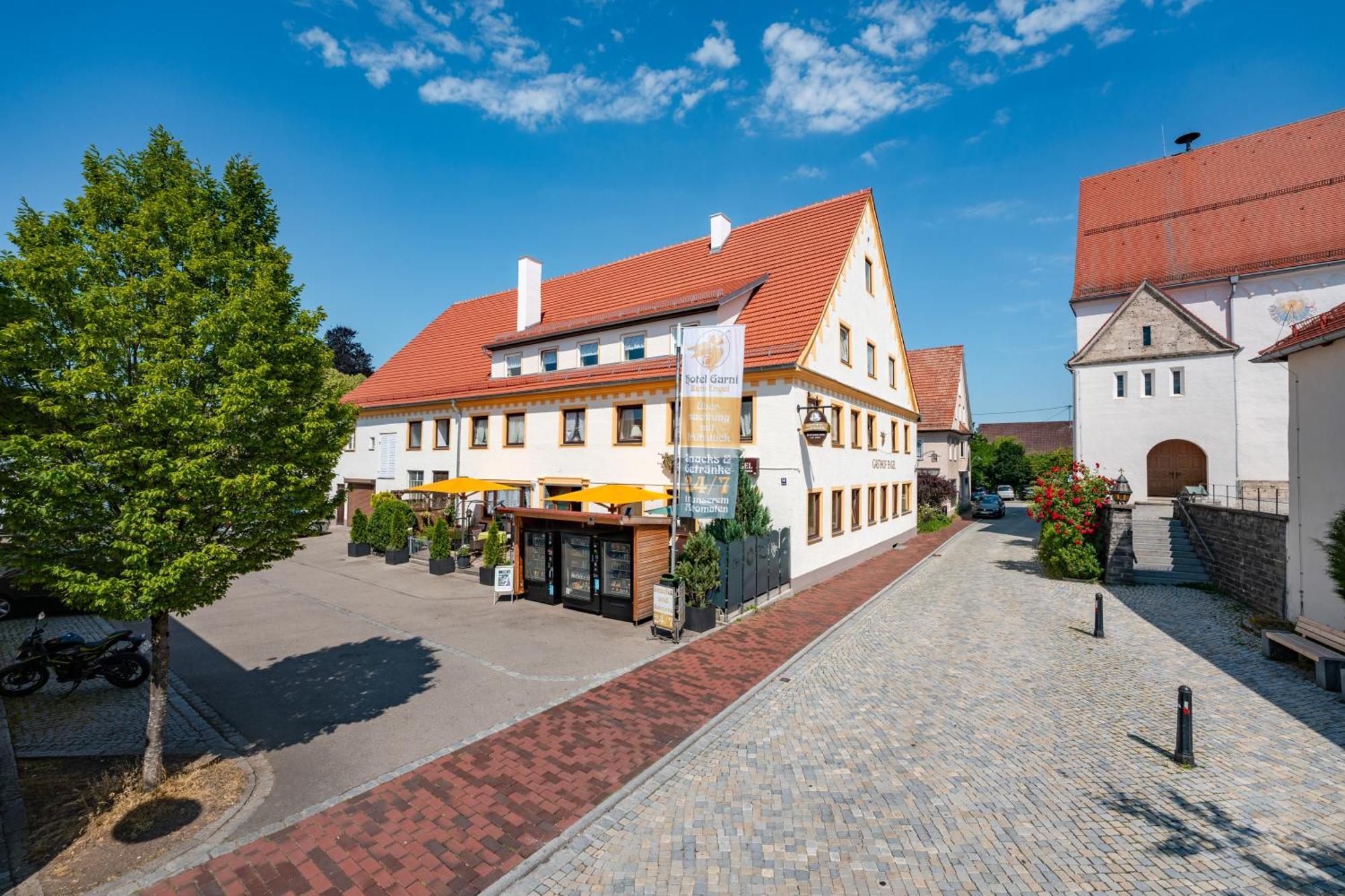 Hotel Garni "Zum Engel" Oberguenzburg Zewnętrze zdjęcie